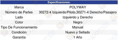 Par Espejos Toyota Pick Up 89/95 Polyway Foto 4