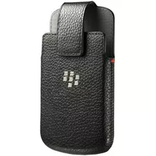 Funda Funda Giratoria De Cuero Para Borde Blackberry Q10 - E