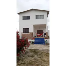 Casa 2 Plantas-terraza Amplia-en Una Colina Con Hermosa Vista. Servicios Basicos, Semiamoblada