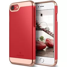 Carcasa Caseologia Savoy Series Para iPhone 7 Rojo