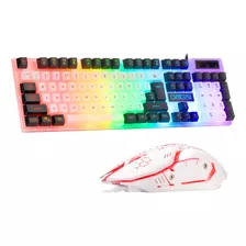 Teclado Y Mouse Con Cable Para Juegos Con Retroiluminación.