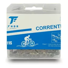 Corrente Thor 11v Bike 118 Elos X11 Cromada Missing Link 11s