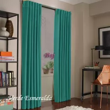 Paño De Cortinas Blackout Textil Presilla Oculta 220cm Largo