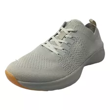 Tenis Deportivo Ecológico Gris Claro Para Hombre (1086023)