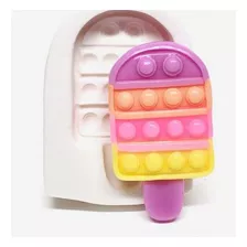 Molde De Silicone Fidget Toy Pop It Sorvete Picole