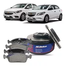 Kit Disco Freio Dianteiro Pastilha Onix 2013 A 2019 Acdelco