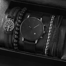 Reloj Para Caballero Minimalista Con Pulseras Para Hombre