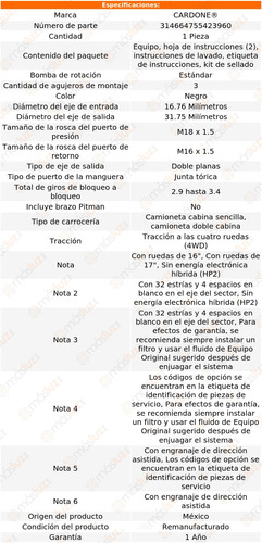 (1) Caja Direccin Hidrulica Gmc Sierra 1500 Classic 07 Foto 4