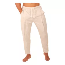 Pantalon Casual De Lino Moda Casual Hombre Fenix Fit