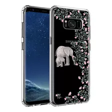 Funda Para Samsung Galaxy S8 Plus - Flores/elefante