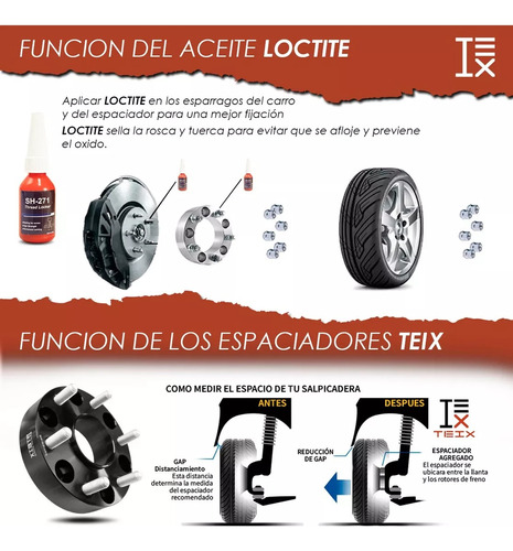 Kit Espaciadores 1.5 Dodge Ram 1500 2500 6 Birlos 2019-2025 Foto 7