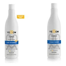  Shampoo E Condicionador Para Cachos Yellow Curls 500ml