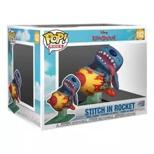Boneco Funko Stitch No Foguete Pop Rides Lilo E Sticth 102