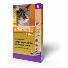 Antipulgas Combo Advocate Para Gatos Entre 4 E 8kg 0,8ml C/3