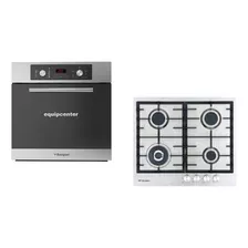 Combo Horno Bompani Bo243 Og/e + Anafe Bo213nb/n