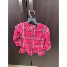 Camisa Color Rosa Para Niña Talla 4 Marca Carters