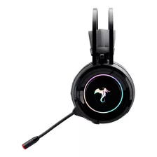 Audífonos Gamer Kolke Hercules Color Negro Color De La Luz Rgb