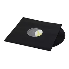 20 Sobres Int De Papel C/ Funda Antiest P/disco Vinilo Negro