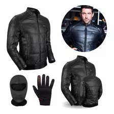 Jaqueta Masculina Preta Motoclista Original Texx Cyberdog