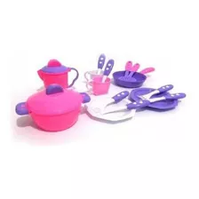 Panelinhas De Brinquedo Kit Cozinha Calesita Rosa