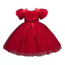 Lindo Vestido Brillante Para Niñas Talla 2 -12 Años Ch-34