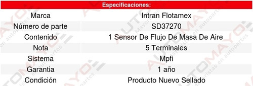 Sensor Masa Maf Infiniti I35 3.5l V6 02 Intran Foto 3