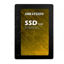 Disco De Estado Solido Ssd 480gb Hikvision C100 Sata Color Negro