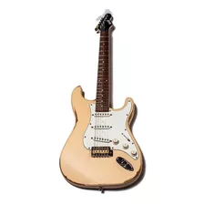 Guitarra Eléctrica Slick Sl57 Stratocaster De Fresno Vintage Cream Con Diapasón De Arce