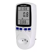 Medidor De Consumo Tomada Bivolt Wattimetro Digital Plug Br 110v/220v