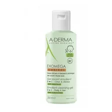 A-derma Exomega Gel Limpiador Cuerpo-cabello 2 En 1 X200 Ml