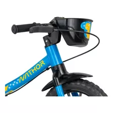Bike Infantil Sem Pedal Equilíbrio Balance Azul Nathor 