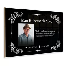 Lapide Azulejo Cerâmica 20x30 Cemitério Túmulo Jazigo