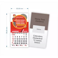 1000 Imãs De Geladeira Personalizado Com Calendário 5x9cm 