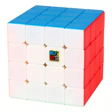 4x4x4 Moyu Meilong Cubo Básico Velocidad Tipo Rubik Color De La Estructura Stickerless