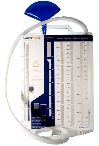 Equipo Drenaje Cavidad Pleural C/3 Cámaras De 2100 A 2500 Ml