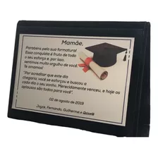 Placa De Homenagem / Formatura 15x20