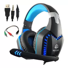 Fone De Ouvido Headset Gamer Led Microfone Ps4 Pc X-one Ff