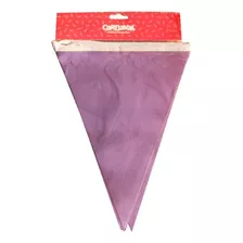 Banderin Papel Morado 3,2m