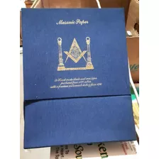 Box 24 Masonic Papers C/ Marcas D´água Usadas Em 1730 Raro