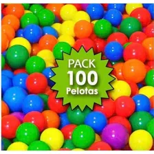 Packs De 100 Pelotas Plástica De Colores Para Piscina