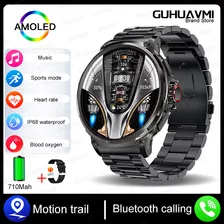 Para Huawei Gps Reloj Inteligente Hombre Bluetooth Llamada