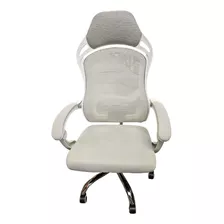 Silla Gamer Barata Respaldo Reclinable Giratoria Gris