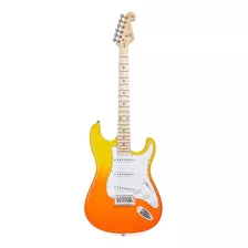 Guitarra Sx Stratocaster Sem1 Burning Fire