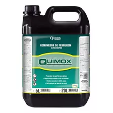Quimox Removedor De Ferrugem 5 Litros Quimatic Tapmatic