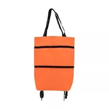 Bolsa Carrito Plegable Con Ruedas Compras Mercado Carro 