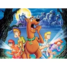 Painel Decorativo De Festa Scooby Doo #05 120x80