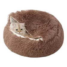 Cama Igloo Nieve Antiestres Felpa Gatos Mascotas L 50 Cms