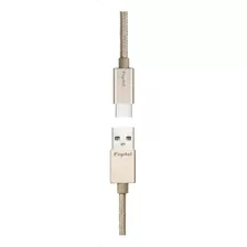 Cable Usb Tipo C Fujitel Carga Rapida Gold / Tecnocenter