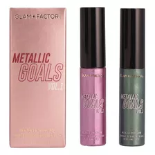 Glam Factor Set De Sombras De Ojos Metallic Goals Vol 1