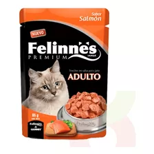 Caja 24 Sachet Felinnes Gato Adulto Salmón 85gr 